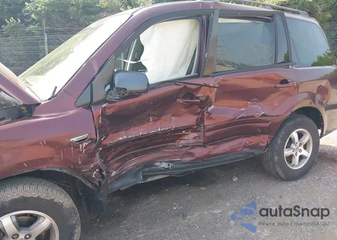 2007 Honda Pilot Ex из США, поврежденный, VIN 5FNYF18447B024053